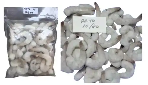 Frozen Foodstuff Supplier Shrimps 16/20 tail on price dubai