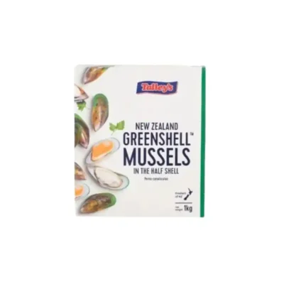 Frozen Half Shell Mussels Talley's